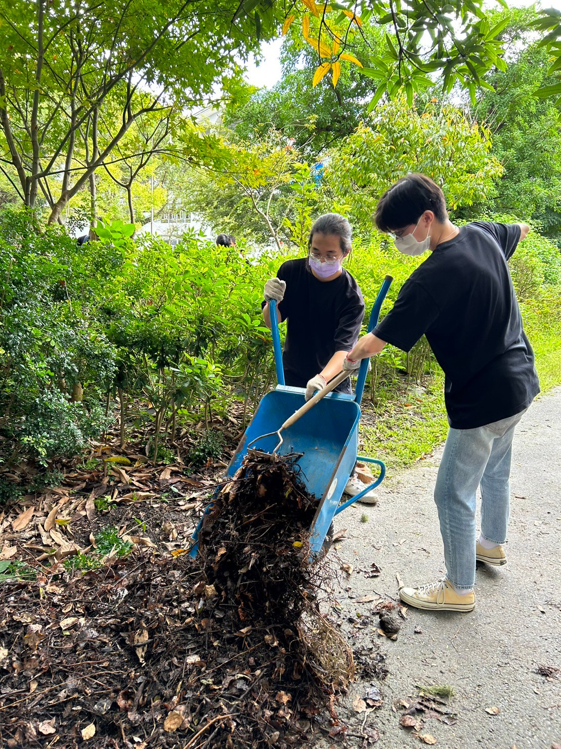 社區雨花園景觀維護服務學習 活動照片