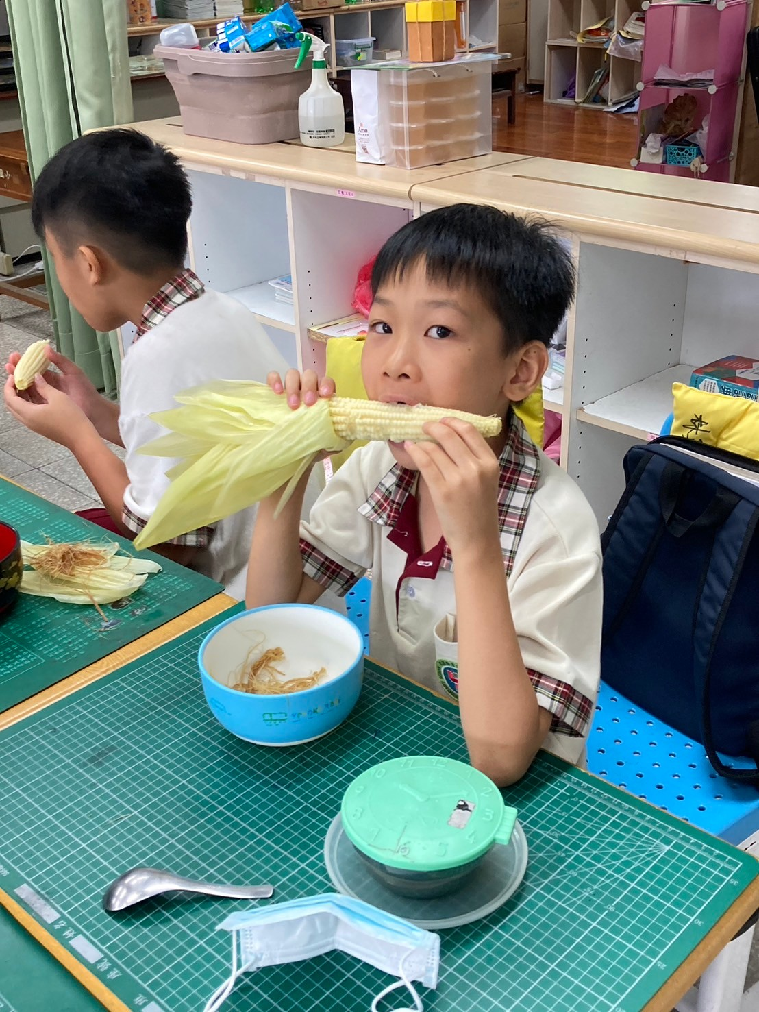 食農教育實務-育才國小推廣(五)採收 活動照片