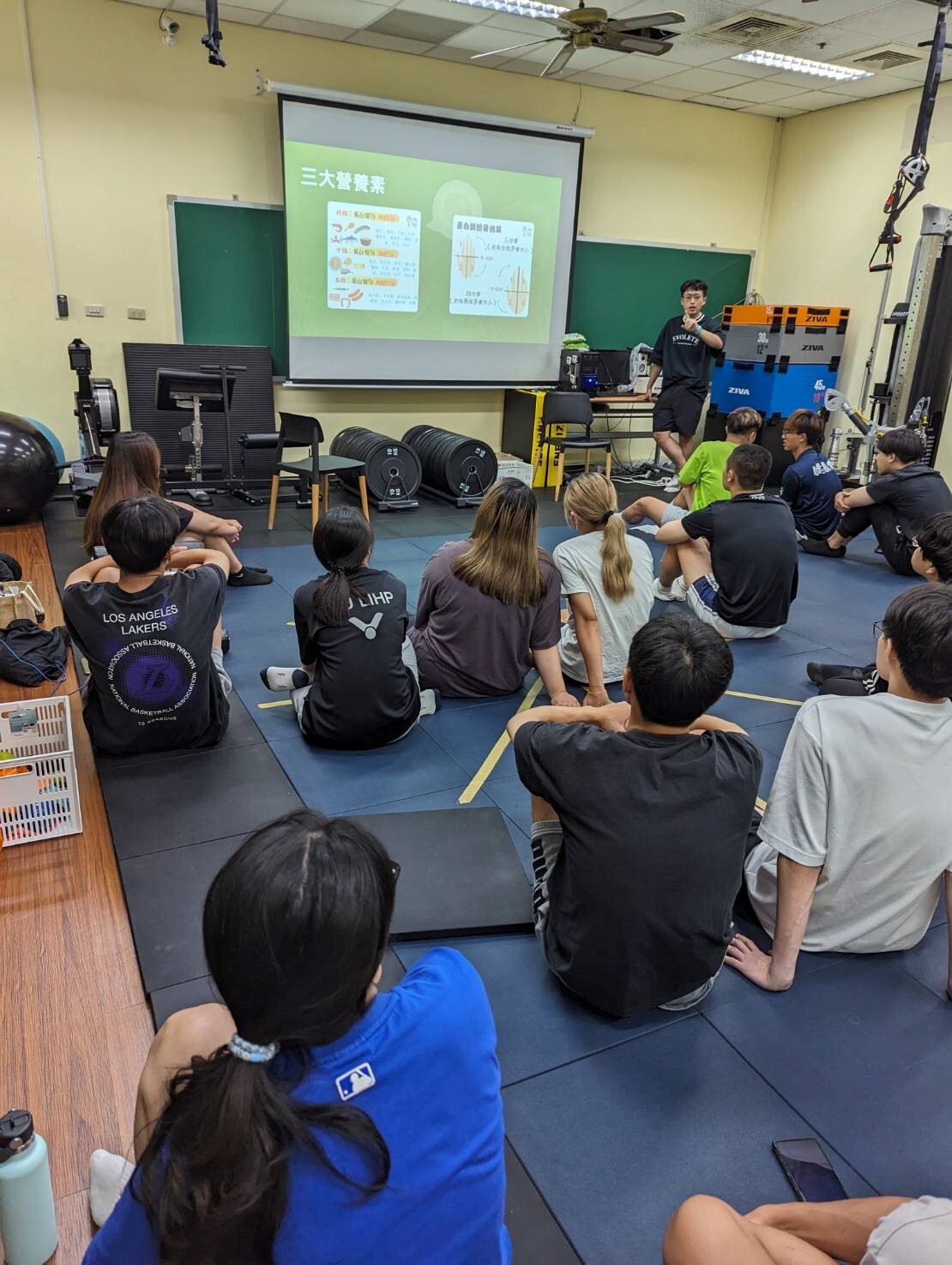運動營養與運動訓練業師授課 活動照片