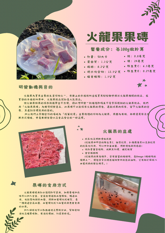 營業學概論期末報告-農/漁/牧產品的推廣文宣品 活動照片